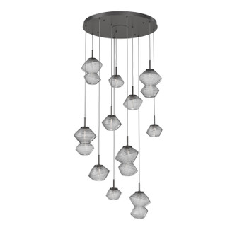 Mesa LED Chandelier in Graphite (404|CHB0089-11-GP-C-C01-L3)