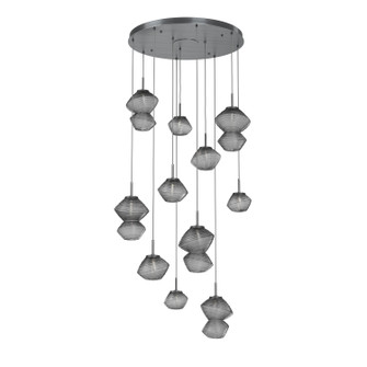 Mesa LED Chandelier in Gunmetal (404|CHB0089-11-GM-S-C01-L1)