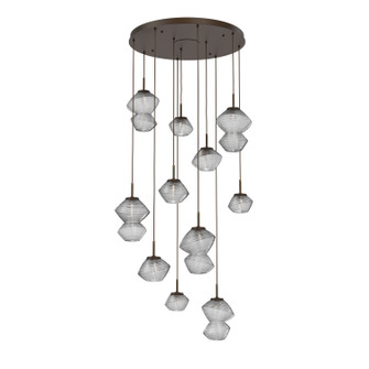 Mesa LED Chandelier in Flat Bronze (404|CHB0089-11-FB-C-C01-L1)