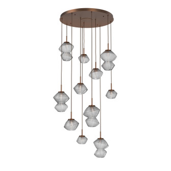 Mesa LED Chandelier in Burnished Bronze (404|CHB0089-11-BB-C-C01-L3)