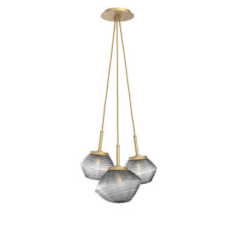 Mesa LED Pendant in Gilded Brass (404|CHB0089-0E-GB-S-C01-L3)