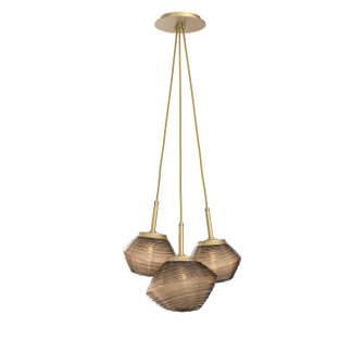 Mesa LED Pendant in Gilded Brass (404|CHB0089-0E-GB-B-C01-L3)