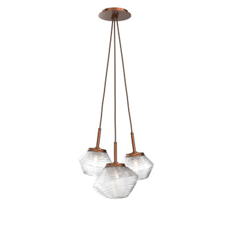 Mesa LED Pendant in Burnished Bronze (404|CHB0089-0E-BB-C-C01-L3)