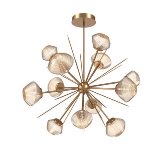 Mesa LED Chandelier in Novel Brass (404|CHB0089-0B-NB-A-001-L3)