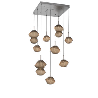 Mesa LED Chandelier in Satin Nickel (404|CHB0089-09-SN-B-C01-L3)