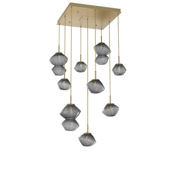 Mesa LED Chandelier in Gilded Brass (404|CHB0089-09-GB-S-C01-L1)