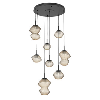 Mesa LED Chandelier in Matte Black (404|CHB0089-08-MB-A-C01-L3)