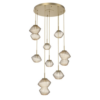 Mesa LED Chandelier in Gilded Brass (404|CHB0089-08-GB-A-C01-L1)