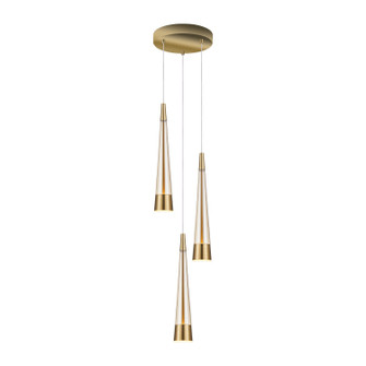 Sunnyvale LED Chandelier in Brass (78|AC6823BR)