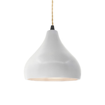 Radiance One Light Pendant in Bisque (102|CER-6560-BIS-MBLK-BEIG-TWST)