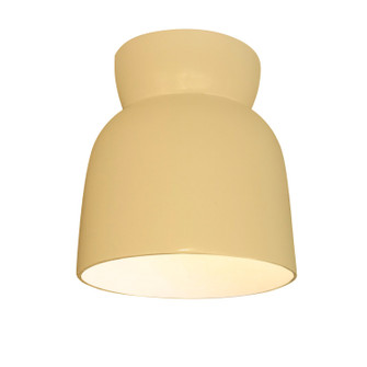 Radiance One Light Outdoor Flush Mount in Muted Yellow (102|CER-6190W-MYLW)