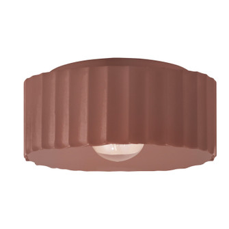 Radiance One Light Outdoor Flush Mount in Canyon Clay (102|CER-6187W-CLAY)