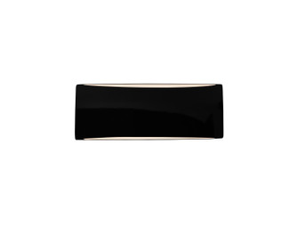 Ambiance One Light Wall Sconce in Gloss Black w/ Matte White (102|CER-5765-BKMT)