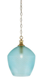Zola One Light Pendant in New Age Brass (200|95-NAB-4225)