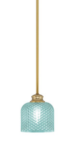 Zola One Light Pendant in New Age Brass (200|72-NAB-4615)