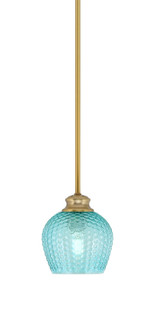 Zola One Light Pendant in New Age Brass (200|72-NAB-4605)