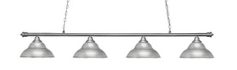 Oxford Four Light Billiard/Island in Brushed Nickel (200|374-BN-428)