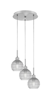 Array Three Light Pendalier in Brushed Nickel (200|1818-BN-5110)