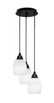 Array Three Light Pendalier in Matte Black (200|1816-MB-615)