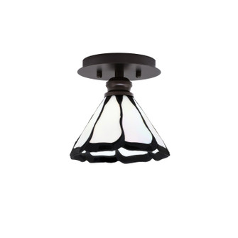 Edge One Light Semi-Flush Mount in Espresso (200|1160-ES-9125)