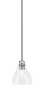 Edge One Light Mini Pendant in Brushed Nickel (200|1151-BN-4760)