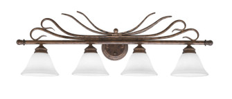 Swan Four Light Bathroom Lighting in Bronze (200|104-BRZ-311)