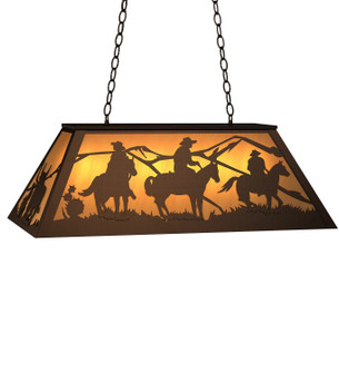 Rustlers Six Light Pendant in Timeless Bronze (57|274122)