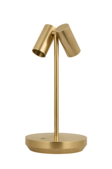 Doppia LED Table Lamp in Hand Rubbed Antique Brass (182|SLTB53427HAB)