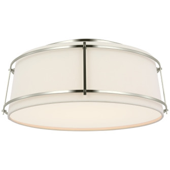 Callaway LED Flush Mount in Polished Nickel (268|S 4687PN-L/FA)