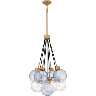 Quoizel Pendant Four Light Pendant in Brushed Weathered Brass (10|QP6749BWS)