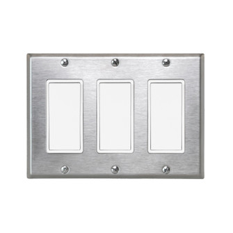 On/Off Switch With Plate And Box in Stainless Steel (40|EFSSPS3)