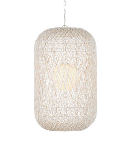 Cocoon Large Pendant One Light Pendant in Cream/Vanilla/White (142|9000-1210)
