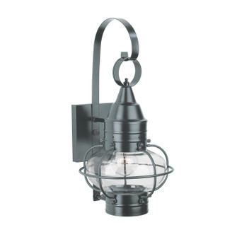 Classic Onion One Light Outdoor Wall Sconce in Gunmetal (45|1513-GM-CL)