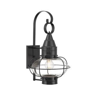 Classic Onion One Light Outdoor Wall Sconce in Gunmetal (45|1512-GM-CL)