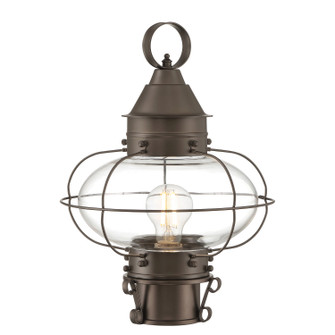 Cottage Onion One Light Outdoor Post Lantern in Bronze (45|1321-BR-CL)