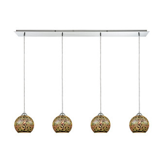 Illusions Four Light Pendant in Polished Chrome (45|10518/4LP)