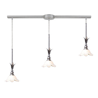 Balini Three Light Chandelier in Antique Silver (45|10100/3L-CW)