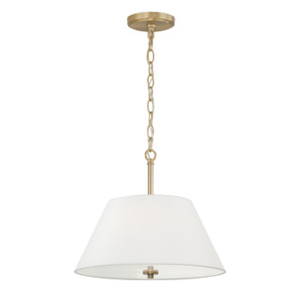 Parson Three Light Semi Flush Mount in Matte Brass (65|353231MA)