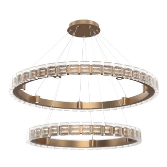 Tessera LED Chandelier in Flat Bronze (404|CHB0087-2T-FB-TW-CA1-L3)