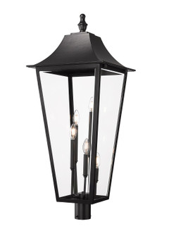Gannon Five Light Outdoor Post Mount Fixture in Black (224|5008PHXXLR-BK)
