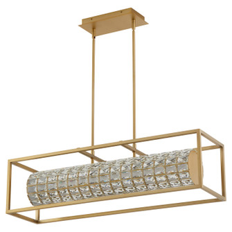 Elan LED Linear Pendant in Aged Brass (440|3-676-40)