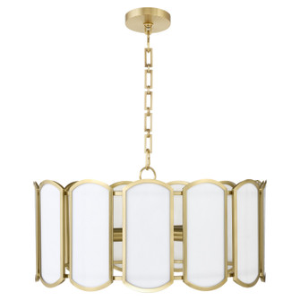 Belleview Five Light Pendant in Aged Brass (19|824-5-80)