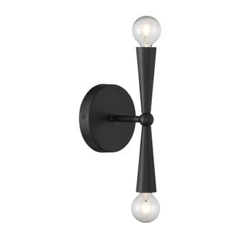 Two Light Wall Sconce in Matte Black (446|M90110MBK)