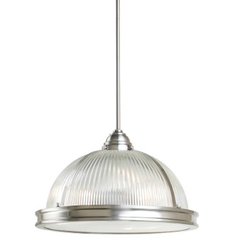 Pratt Street Prismatic Three Light Pendant in Brushed Nickel (1|65062-962)