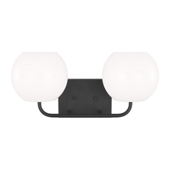 Rory Two Light Vanity in Midnight Black (1|GLV1012MBK)