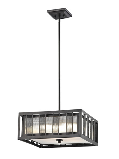 Meridional Four Light Pendant in Bronze (224|Z18-58P-C)