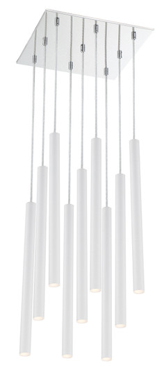 Forest LED Chandelier in Chrome (224|917MP24-WH-LED-9SCH)