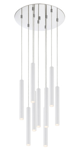 Forest LED Chandelier in Chrome (224|917MP12-WH-LED-9RCH)