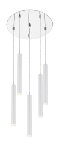 Forest LED Chandelier in Chrome (224|917MP12-WH-LED-5RCH)