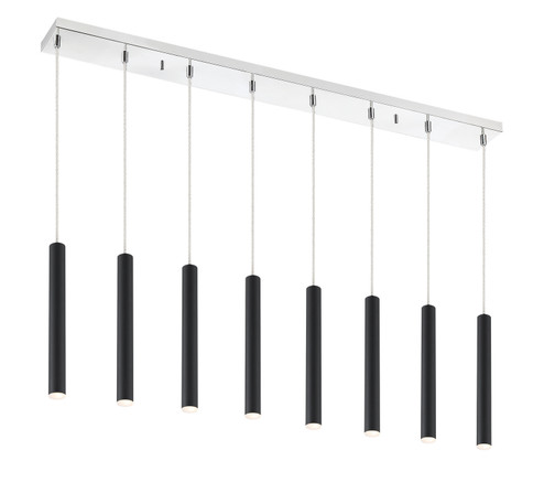 Forest LED Linear Chandelier in Chrome (224|917MP12-MB-LED-8LCH)